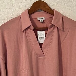 J Crew Long Sleeve Polo